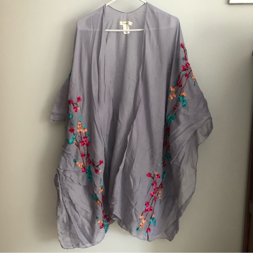 **5 ITEMS FOR $5** Kimono with Embroidery